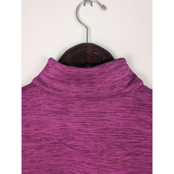 Callaway Womens Golf Jacket Size Medium 1/4 Zip Purple Pullover Lightweight - Picture 7 of 12